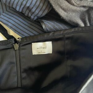 Wilfred Midnight Black Skirt